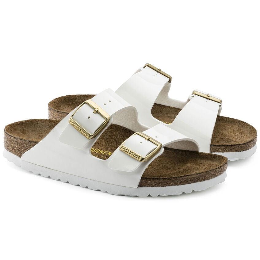 birkenstock white patent